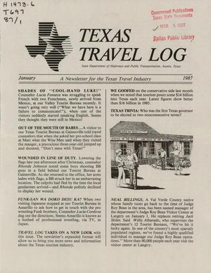 Texas Travel Log, January 1987