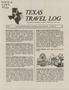 Journal/Magazine/Newsletter: Texas Travel Log, October 1987