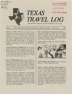 Texas Travel Log, March 1989