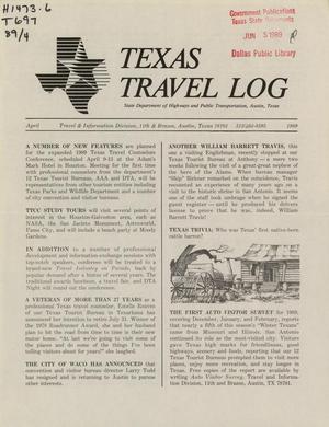 Texas Travel Log, April 1989