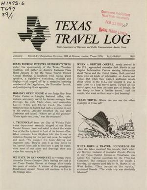 Texas Travel Log, January 1989