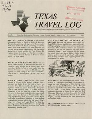 Texas Travel Log, October 1988