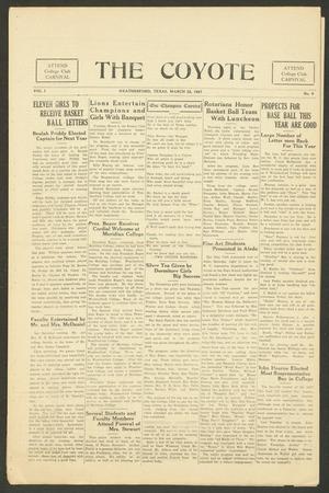 The Coyote (Weatherford, Tex.), Vol. 1, No. 9, Ed. 1 Tuesday, March 22, 1927