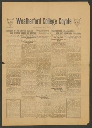 Weatherford College Coyote (Weatherford, Tex.), Vol. 3, No. 18, Ed. 1 Wednesday, May 29, 1929