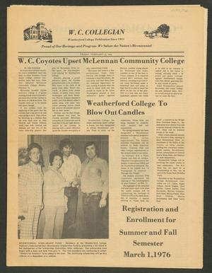 Primary view of object titled 'W. C. Collegian (Weatherford, Tex.), Ed. 1 Friday, February 27, 1976'.