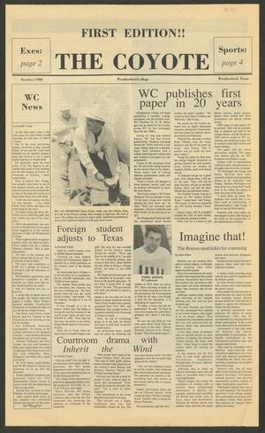 The Coyote (Weatherford, Tex.), Ed. 1 Saturday, October 1, 1988