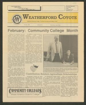 Primary view of object titled 'Weatherford Coyote (Weatherford, Tex.), Ed. 1 Friday, February 1, 1991'.