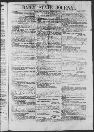 Primary view of object titled 'Daily State Journal. (Austin, Tex.), Vol. 1, No. 160, Ed. 1 Thursday, August 4, 1870'.