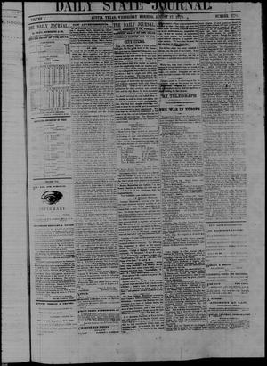 Daily State Journal. (Austin, Tex.), Vol. 1, No. 170, Ed. 1 Wednesday, August 17, 1870