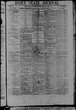 Daily State Journal. (Austin, Tex.), Vol. 1, No. 215, Ed. 1 Saturday, October 8, 1870