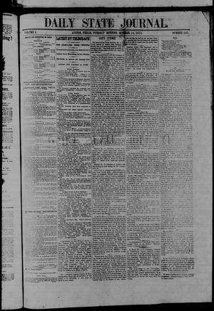Daily State Journal. (Austin, Tex.), Vol. 1, No. 223, Ed. 1 Tuesday, October 18, 1870