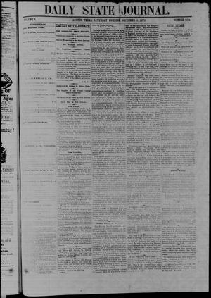 Primary view of object titled 'Daily State Journal. (Austin, Tex.), Vol. 1, No. 262, Ed. 1 Saturday, December 3, 1870'.