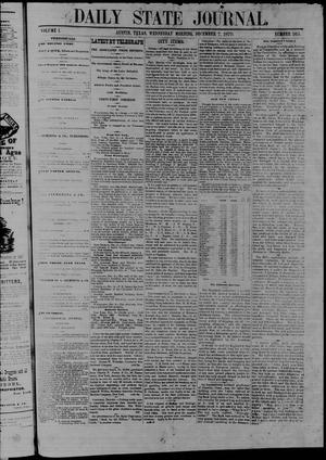 Daily State Journal. (Austin, Tex.), Vol. 1, No. 265, Ed. 1 Wednesday, December 7, 1870