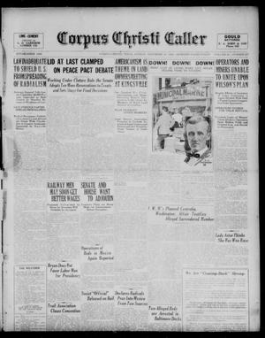 Corpus Christi Caller (Corpus Christi, Tex.), Vol. 21, No. 237, Ed. 1, Sunday, November 16, 1919