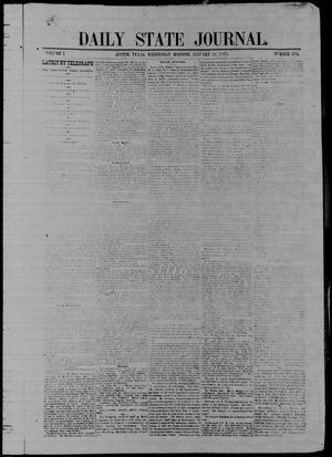 Daily State Journal. (Austin, Tex.), Vol. 1, No. 294, Ed. 1 Wednesday, January 11, 1871