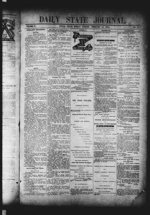 Daily State Journal. (Austin, Tex.), Vol. 4, No. 9, Ed. 1 Monday, February 10, 1873