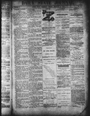 Primary view of object titled 'Daily State Journal. (Austin, Tex.), Vol. 4, No. 11, Ed. 1 Wednesday, February 12, 1873'.