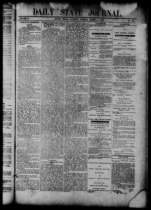Primary view of object titled 'Daily State Journal. (Austin, Tex.), Vol. 4, No. 26, Ed. 1 Saturday, March 1, 1873'.