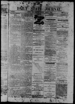 Primary view of object titled 'Daily State Journal. (Austin, Tex.), Vol. 4, No. 30, Ed. 1 Thursday, March 6, 1873'.