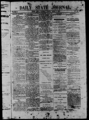 Primary view of object titled 'Daily State Journal. (Austin, Tex.), Vol. 4, No. 32, Ed. 1 Saturday, March 8, 1873'.