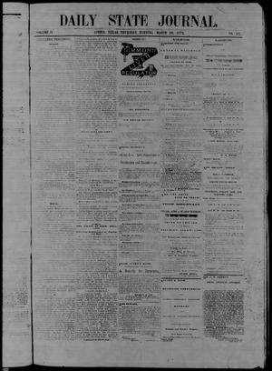 Primary view of object titled 'Daily State Journal. (Austin, Tex.), Vol. 4, No. 42, Ed. 1 Thursday, March 20, 1873'.
