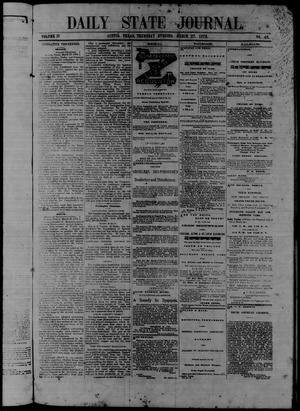 Daily State Journal. (Austin, Tex.), Vol. 4, No. 48, Ed. 1 Thursday, March 27, 1873