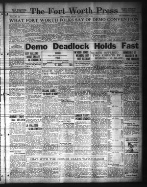 The Fort Worth Press (Fort Worth, Tex.), Vol. 3, No. 240, Ed. 1 Tuesday, July 8, 1924