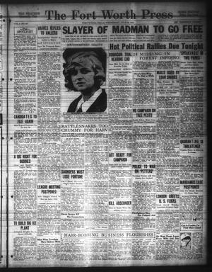 The Fort Worth Press (Fort Worth, Tex.), Vol. 3, No. 247, Ed. 1 Wednesday, July 16, 1924