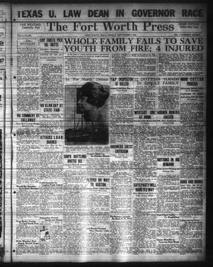 The Fort Worth Press (Fort Worth, Tex.), Vol. 3, No. 291, Ed. 1 Friday, September 5, 1924