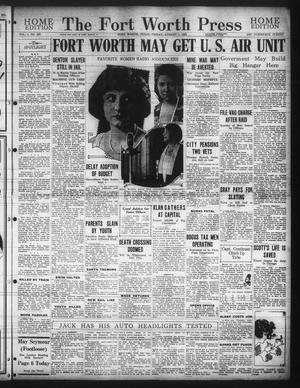 The Fort Worth Press (Fort Worth, Tex.), Vol. 4, No. 265, Ed. 1 Friday, August 7, 1925