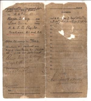 Primary view of object titled 'Bexar Scrip 2692'.