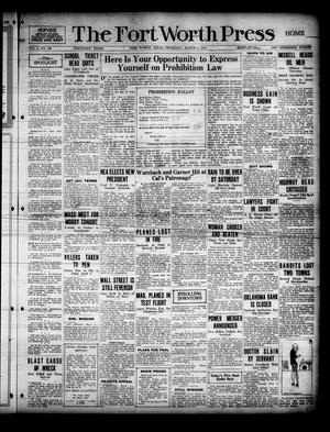 The Fort Worth Press (Fort Worth, Tex.), Vol. 5, No. 130, Ed. 1 Thursday, March 4, 1926
