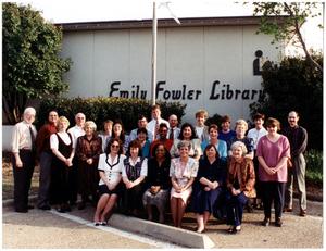 Primary view of object titled 'Staff of the Emily Fowler Library in Denton, Texas'.