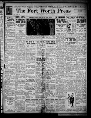 The Fort Worth Press (Fort Worth, Tex.), Vol. 7, No. 288, Ed. 1 Monday, September 3, 1928
