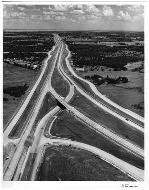 Primary view of object titled 'Aerial View of Interstate 35E'.