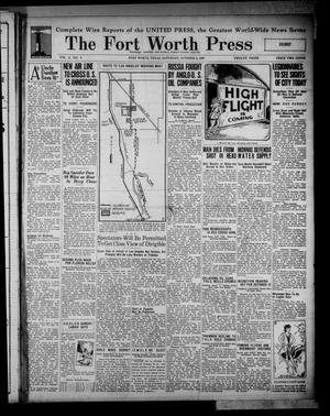 The Fort Worth Press (Fort Worth, Tex.), Vol. 8, No. 4, Ed. 1 Saturday, October 6, 1928
