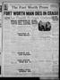 Thumbnail image of item number 1 in: 'The Fort Worth Press (Fort Worth, Tex.), Vol. 9, No. 57, Ed. 2 Saturday, December 7, 1929'.