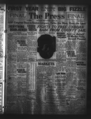 The Press (Fort Worth, Tex.), Vol. 1, No. 129, Ed. 2 Saturday, March 4, 1922