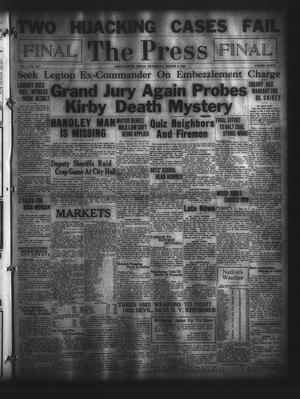 The Press (Fort Worth, Tex.), Vol. 1, No. 133, Ed. 2 Thursday, March 9, 1922
