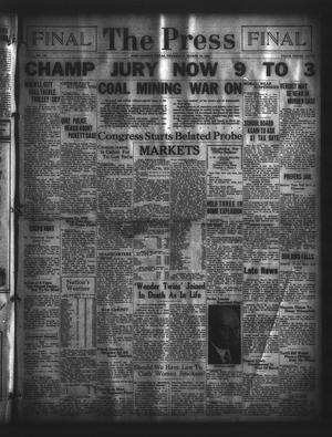 The Press (Fort Worth, Tex.), Vol. 1, No. 148, Ed. 2 Thursday, March 30, 1922