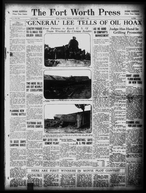 Primary view of object titled 'The Fort Worth Press (Fort Worth, Tex.), Vol. 2, No. 210, Ed. 1 Monday, June 4, 1923'.