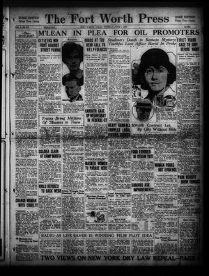 The Fort Worth Press (Fort Worth, Tex.), Vol. 2, No. 211, Ed. 1 Tuesday, June 5, 1923