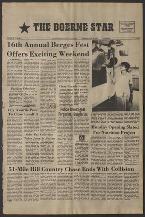 Primary view of object titled 'The Boerne Star (Boerne, Tex.), Vol. 79, No. 25, Ed. 1 Thursday, June 16, 1983'.