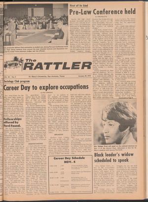 Primary view of object titled 'The Rattler (San Antonio, Tex.), Vol. 55, No. 5, Ed. 1 Wednesday, October 28, 1970'.