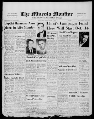 The Mineola Monitor (Mineola, Tex.), Vol. 84, No. 30, Ed. 1 Thursday, October 1, 1959