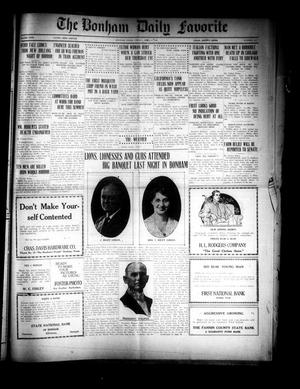 The Bonham Daily Favorite (Bonham, Tex.), Vol. 23, No. 237, Ed. 1 Friday, April 9, 1926