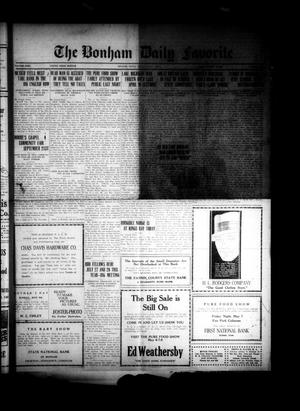 The Bonham Daily Favorite (Bonham, Tex.), Vol. 23, No. [261], Ed. 1 Friday, May 7, 1926