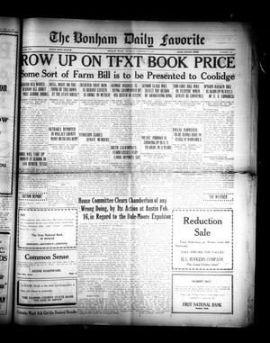 The Bonham Daily Favorite (Bonham, Tex.), Vol. 24, No. 193, Ed. 1 Thursday, February 17, 1927