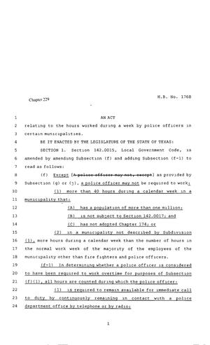 80th Texas Legislature, Regular Session, House Bill 1768, Chapter 229