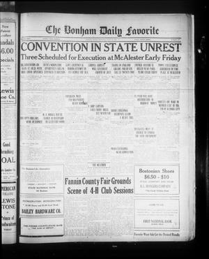 The Bonham Daily Favorite (Bonham, Tex.), Vol. 35, No. 307, Ed. 1 Thursday, June 28, 1928